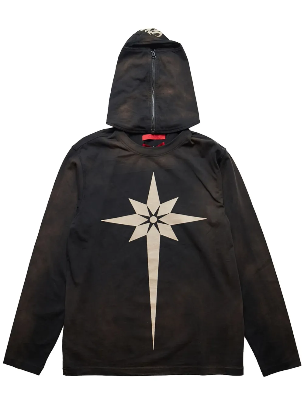 KUSIKOHC Origami-print hoodie | Black | Image 1