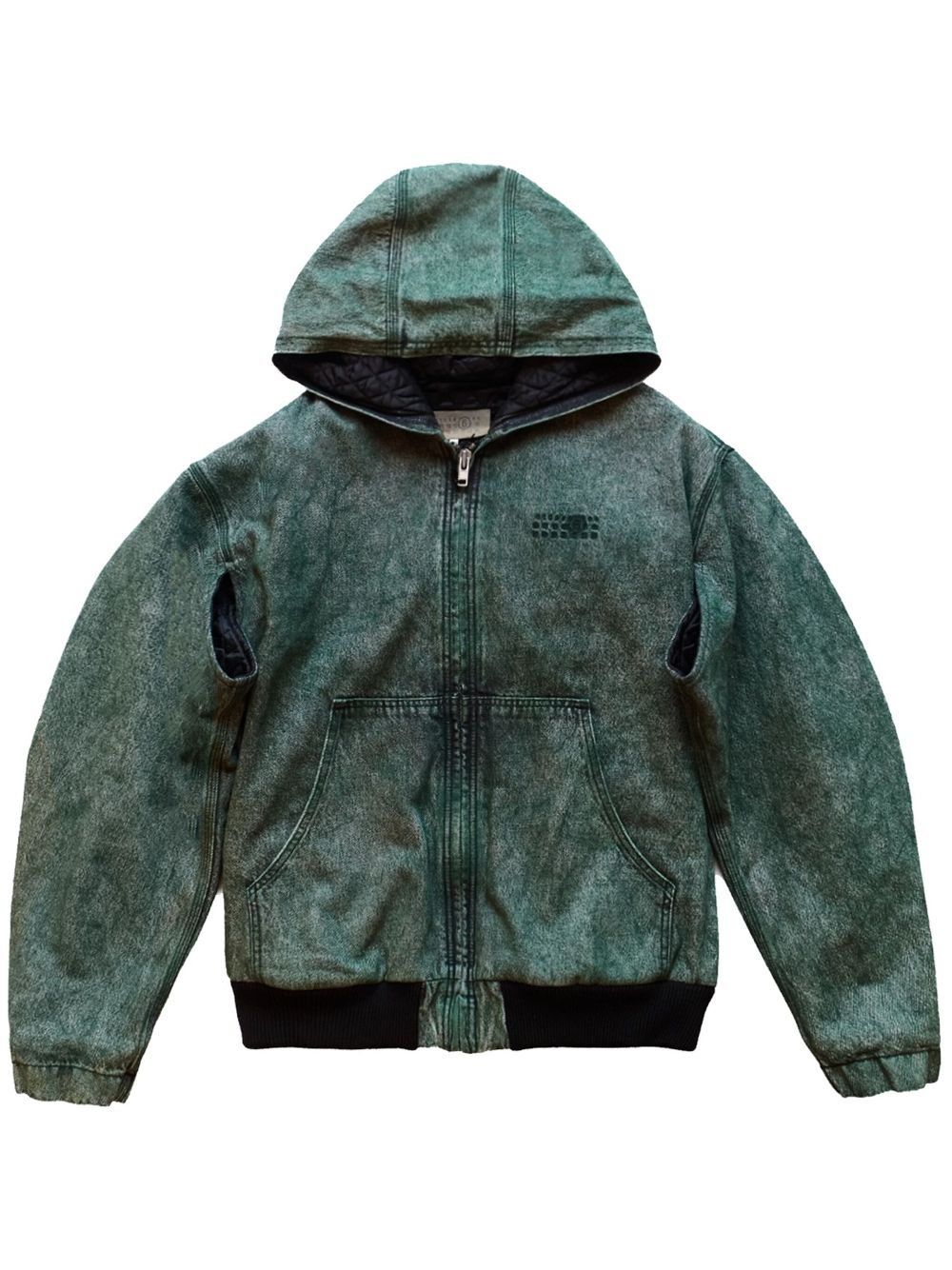 MM6 Maison Margiela hooded bomber jacket - Green