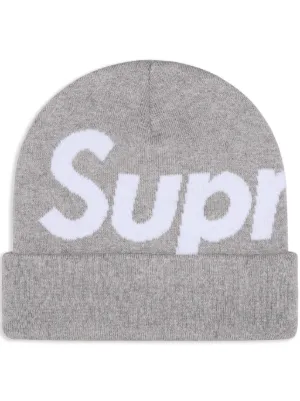 Supreme Big Logo Beanie | Brown | FARFETCH