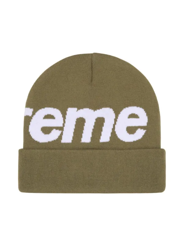 Supreme Big Logo Beanie | Green | FARFETCH PL