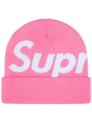 Supreme ロゴ ビーニー | グレー | FARFETCH JP