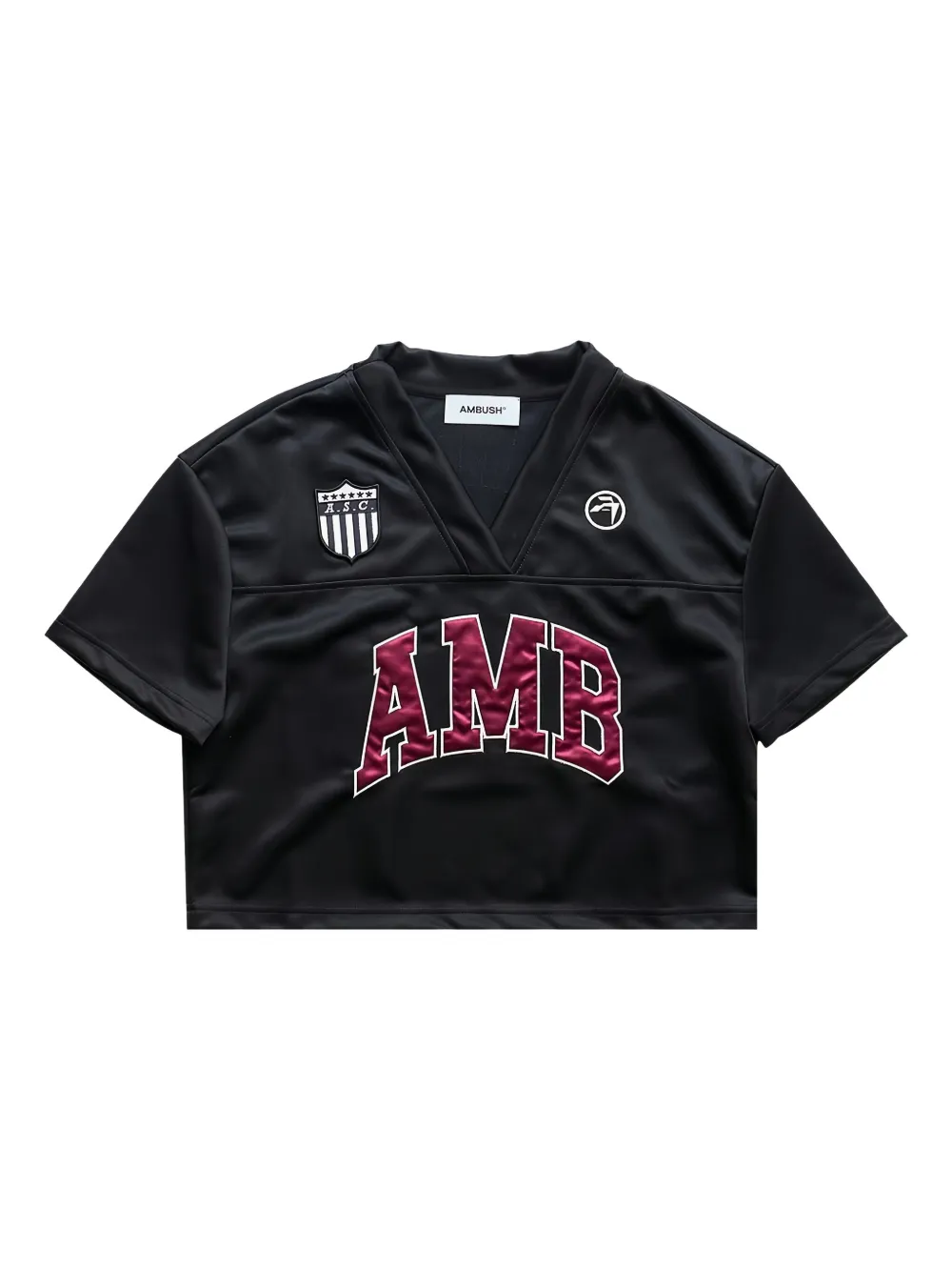 AMBUSH Stadium 34 Crop "Black" T-shirt | Black | Image 1