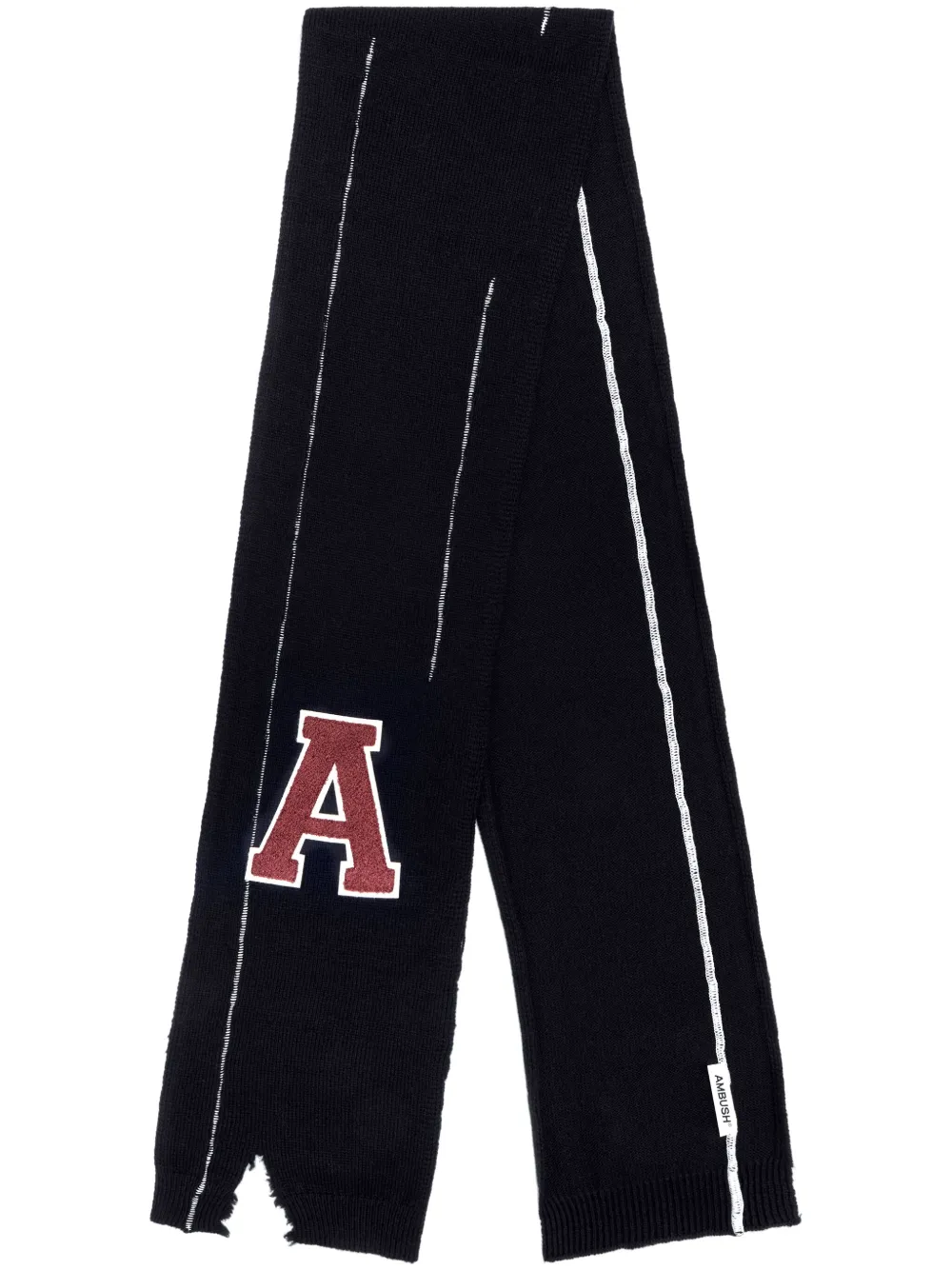 Ambush Logo-appliqué Scarf In ブルー