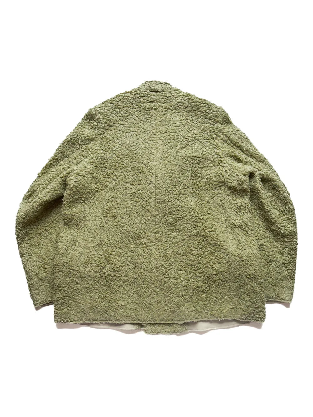 MM6 Maison Margiela Hairy fleece blazer Groen
