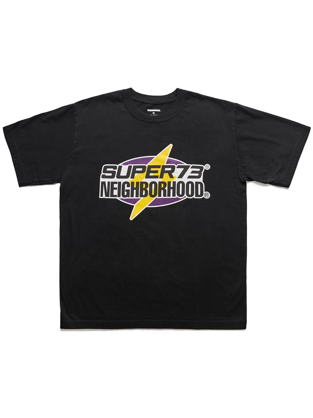 Neighborhood x Super73 logo-print T-shirt - Black