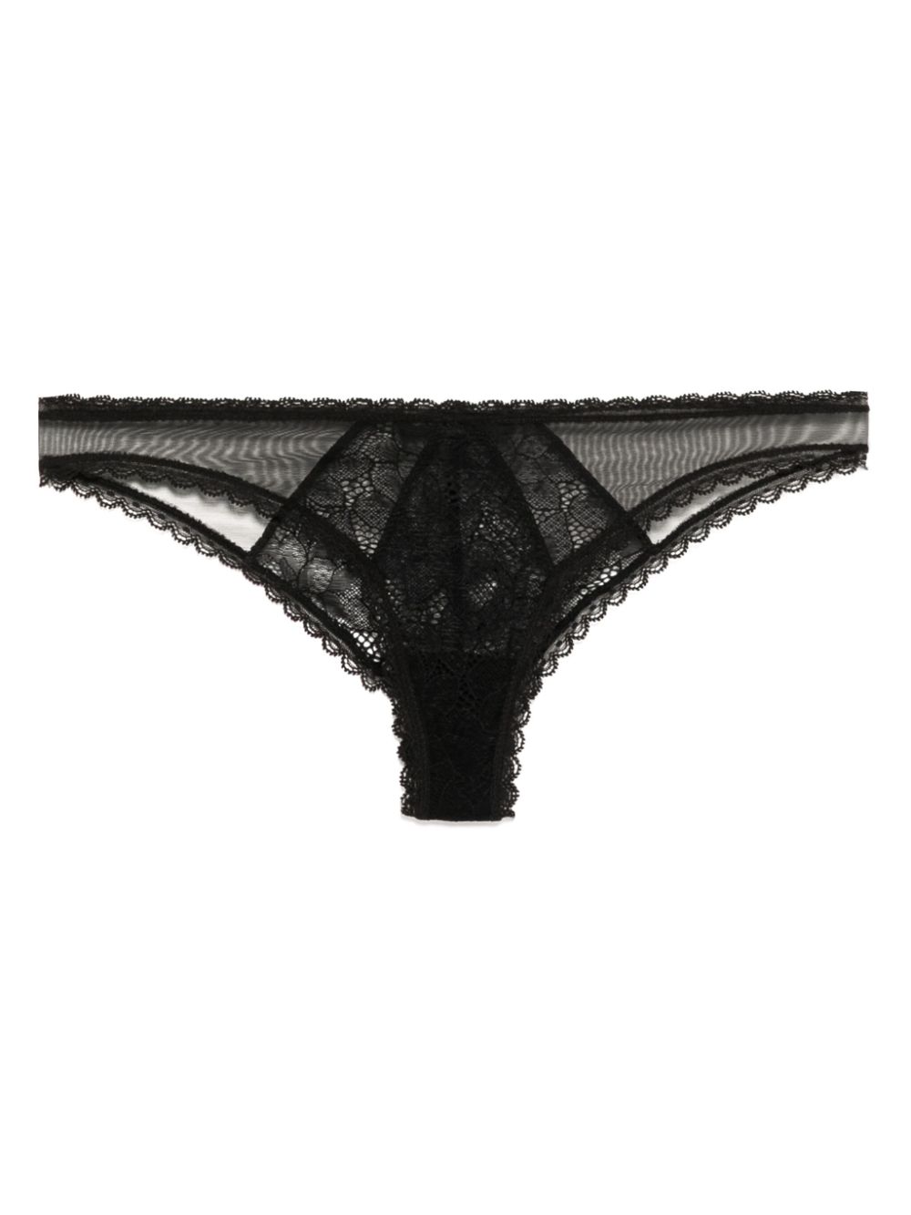 lace-detail thong