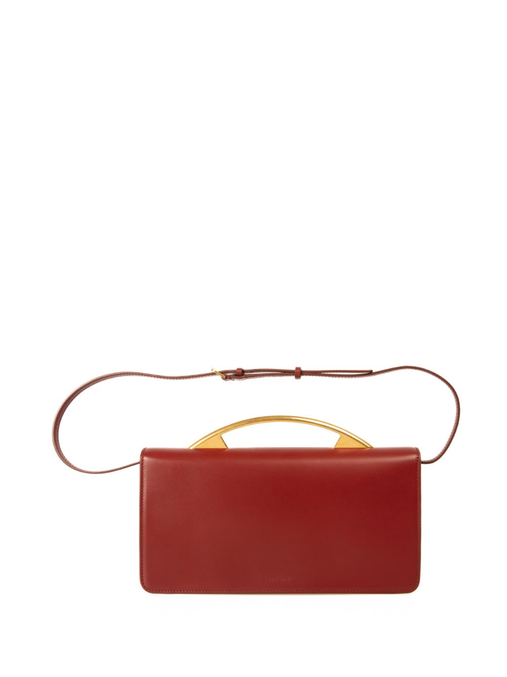 The Row Leren shopper - Rood