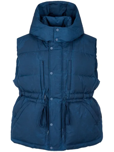STUDIO TOMBOY drawstring-waist down vest