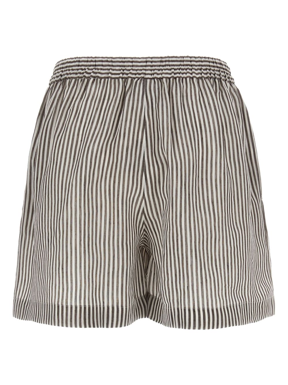 Brunello Cucinelli striped shorts - Grijs