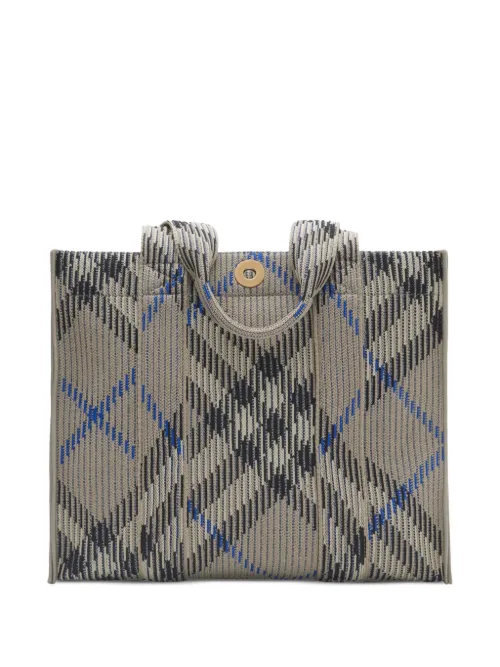 Petit sac à main à carreaux - Burberry - Modalova