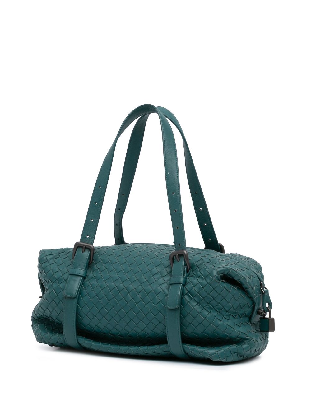 Bottega Veneta Pre-Owned 2012-2023 Intrecciato Montaigne handtas - Blauw