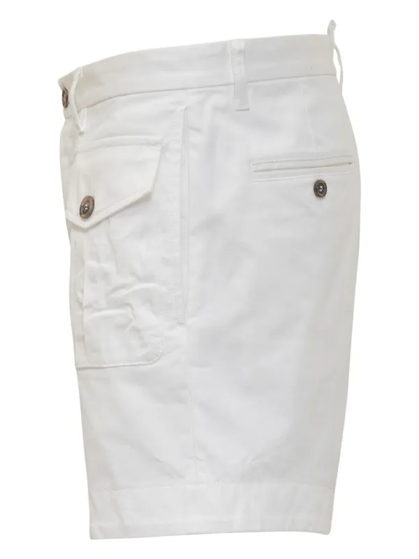 DSQUARED2 Ranger Chino Shorts White FARFETCH UK