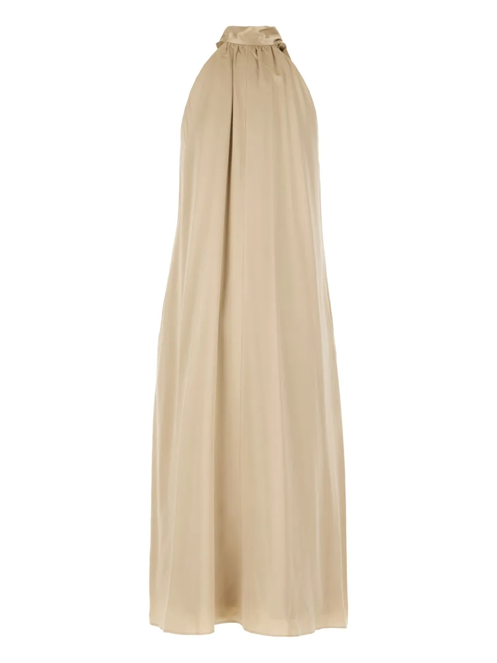 Danamé satin midi dress - Beige