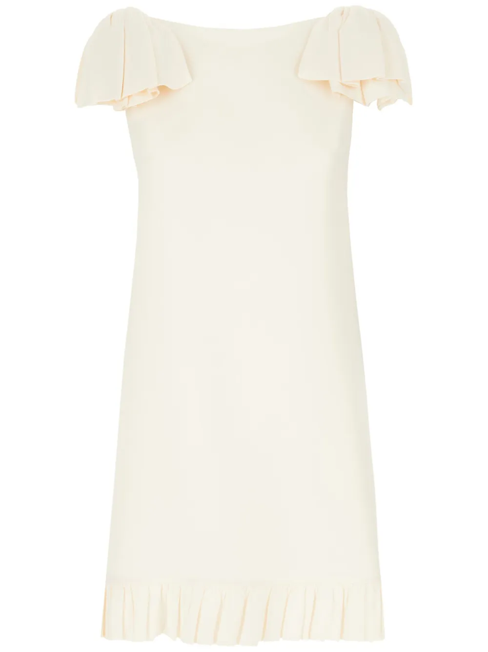 Valentino Garavani crepe mini dress - Neutrals