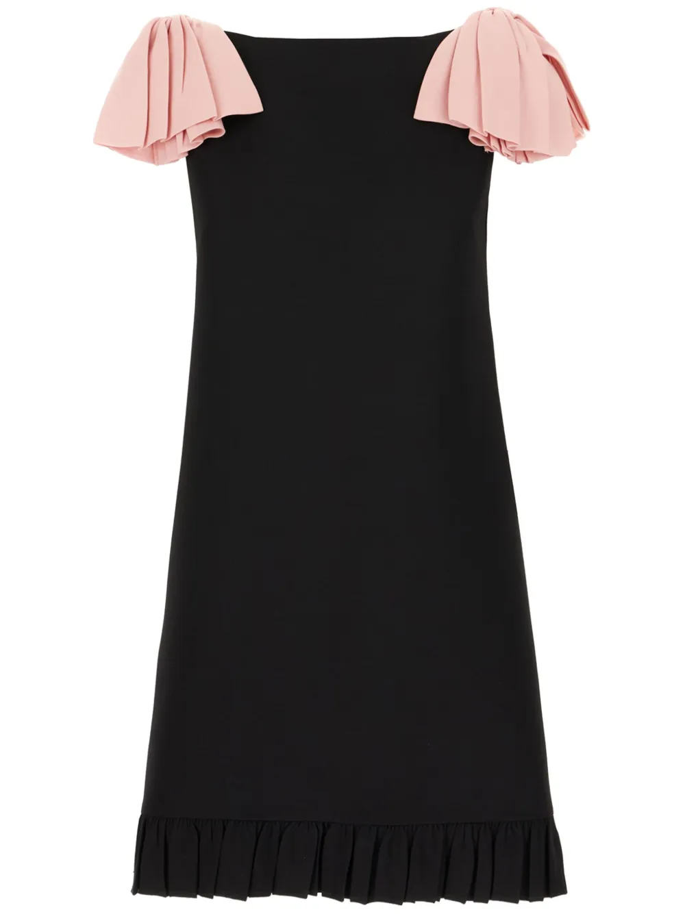 Valentino Garavani crepe mini dress - Black