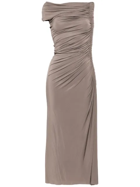 Alaïa draped jersey dress