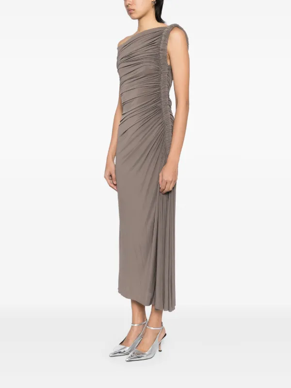 スカート Alaia Long Draped Jersey Dress ALAÏA DRAPED VELVET DRESS | ALAÏA CZ