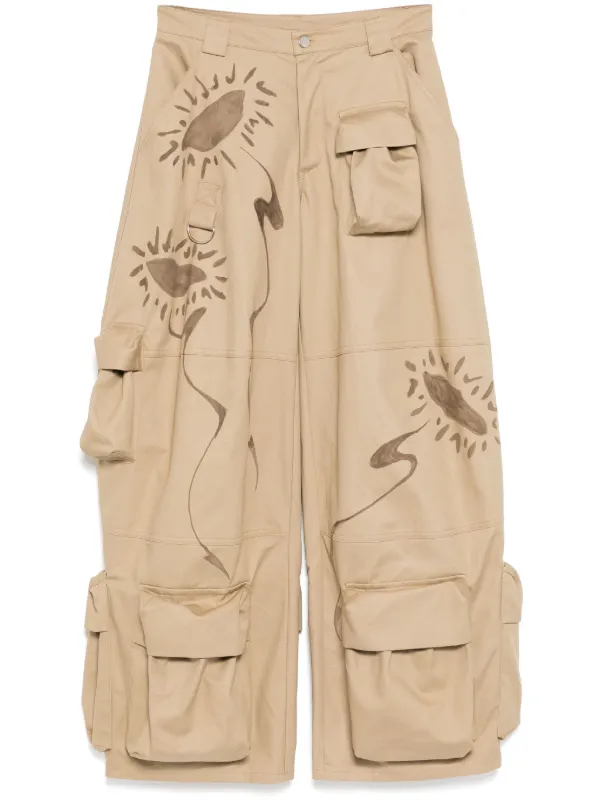 Collina Strada Daisy Garden カーゴパンツ | ニュートラル | FARFETCH JP Collina Strada Daisy Garden カーゴパンツ | ニュートラル | FARFETCH JP