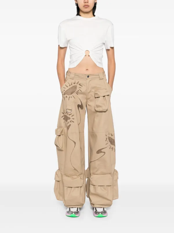 Collina Strada Daisy Garden カーゴパンツ | ニュートラル | FARFETCH JP