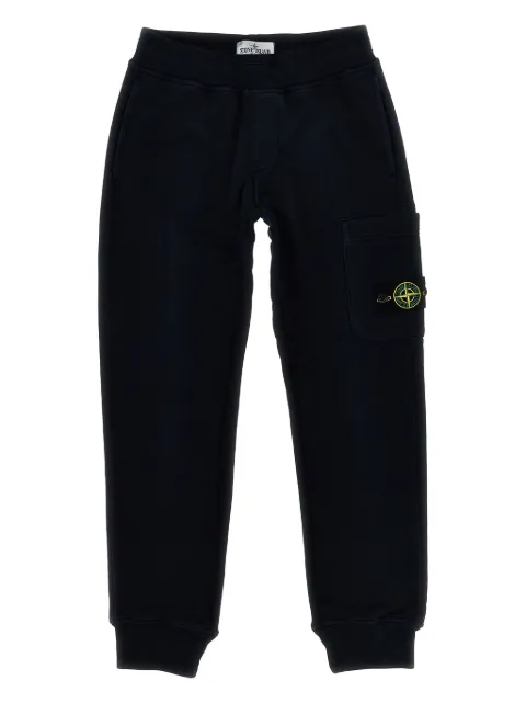 Stone Island Junior logo patch joggers