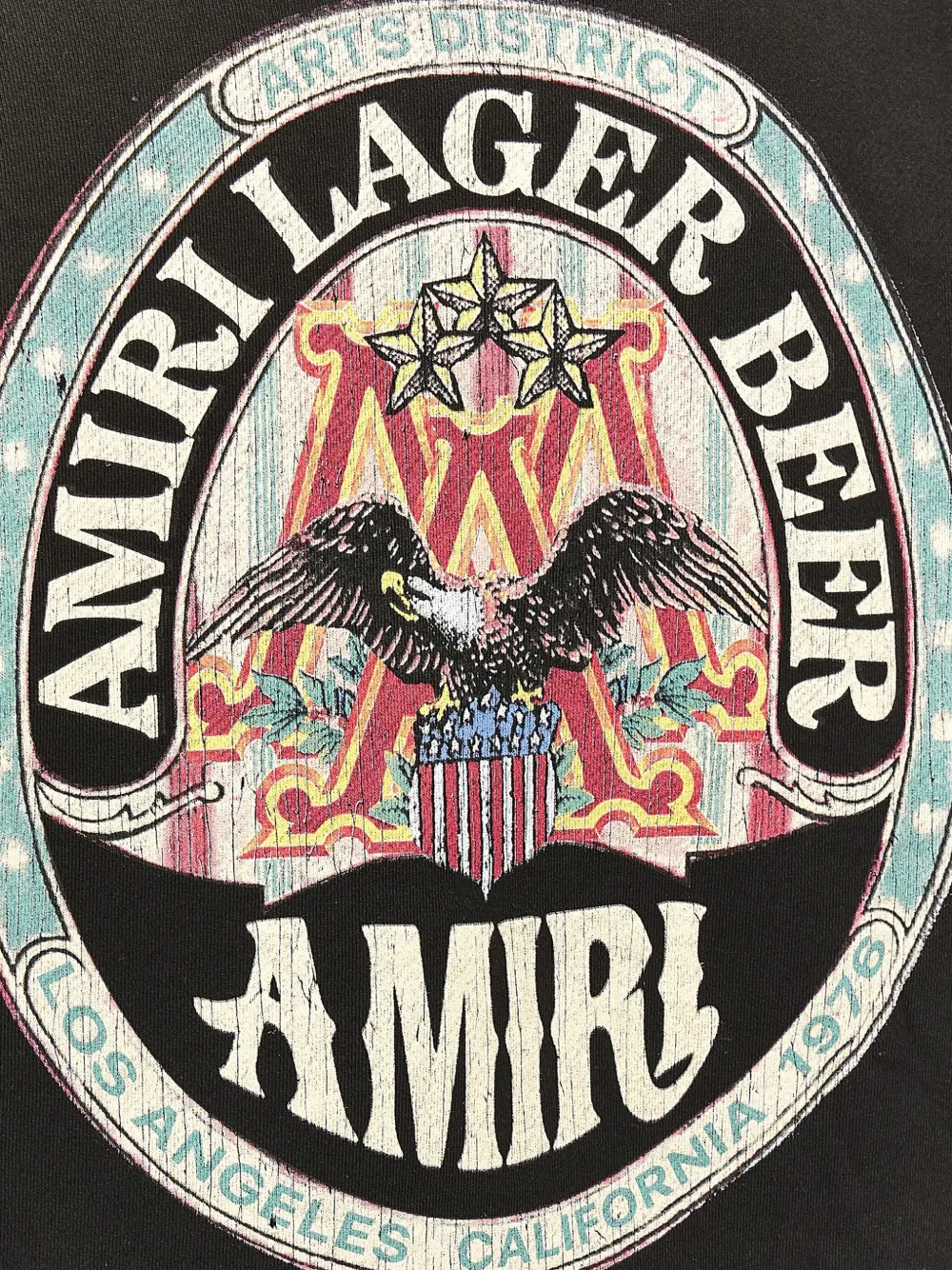 AMIRI Eagle hoodie Zwart