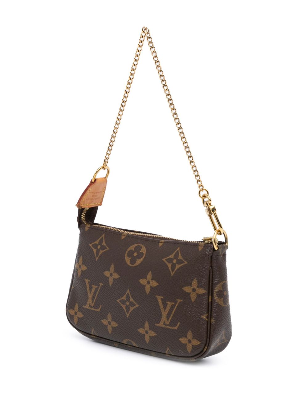 Louis Vuitton Pre-Owned 2021 Monogram Mini Pochette Accessoires handtas - Bruin