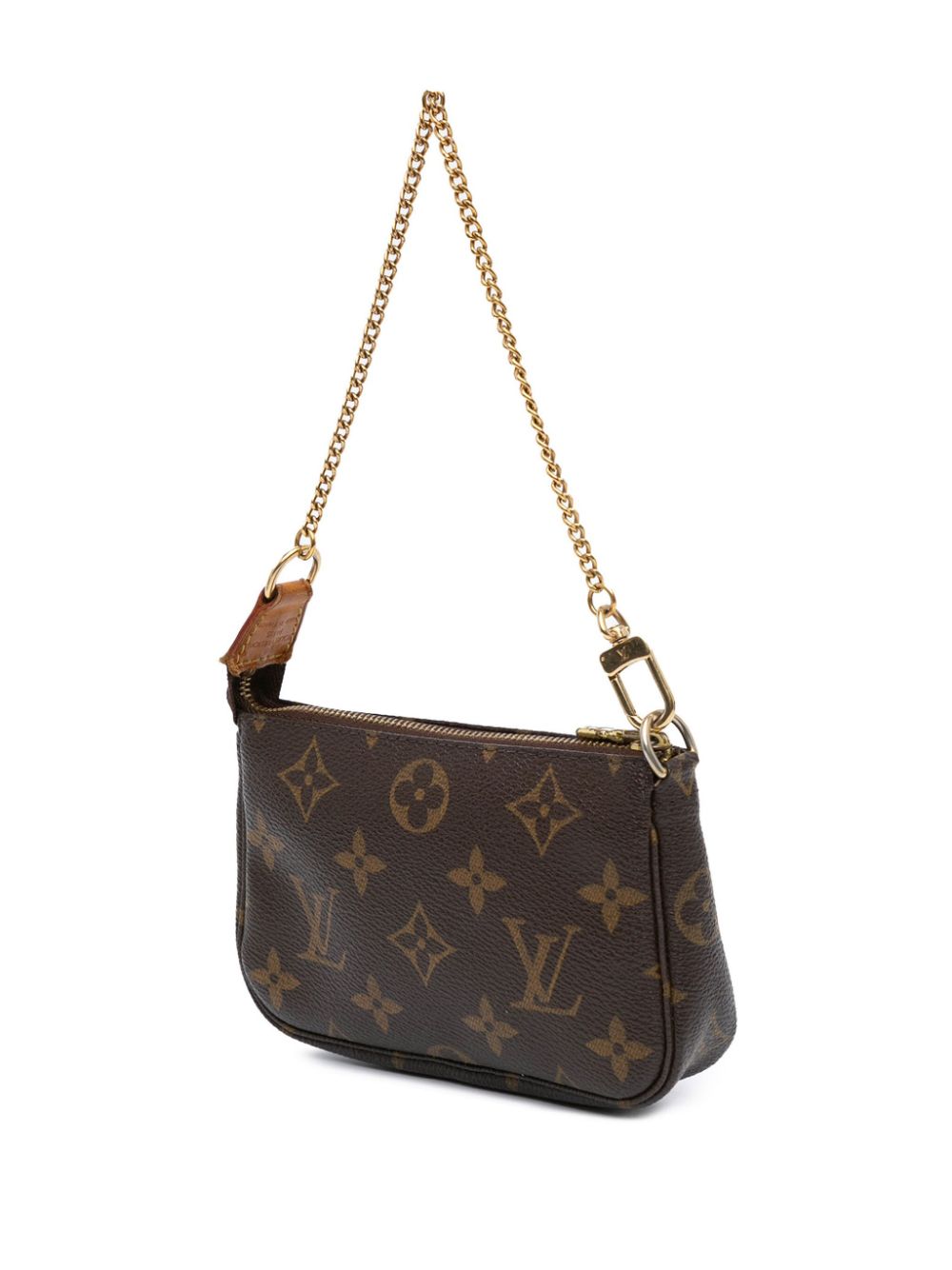 Louis Vuitton Pre-Owned 2007 Monogram Trunks and Bags Mini Pochette Accessoires handtas - Bruin