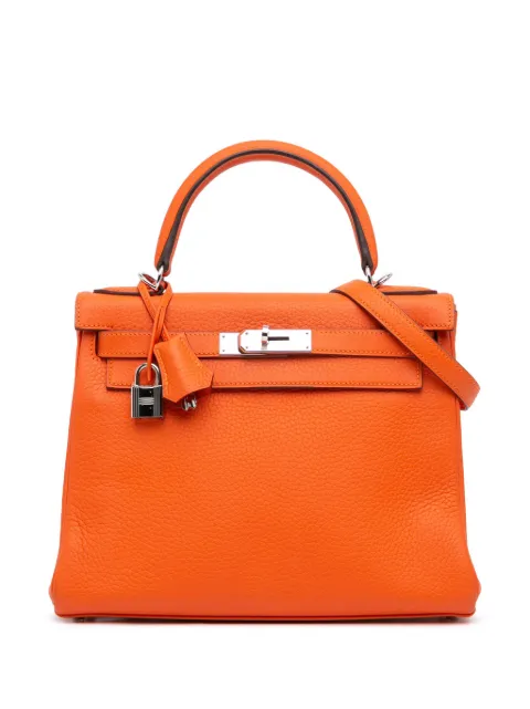 Hermès Pre-Owned 2014 Togo Kelly II Retourne 28 satchel