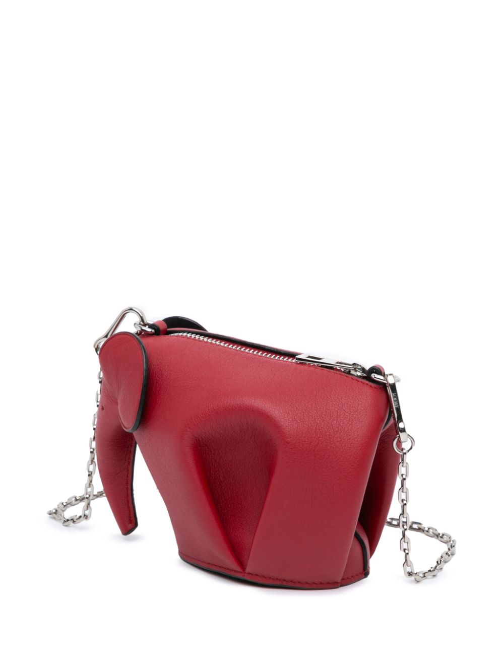 Loewe Pre-Owned 2010-2024 Mini Elephant leren crossbodytas - Rood