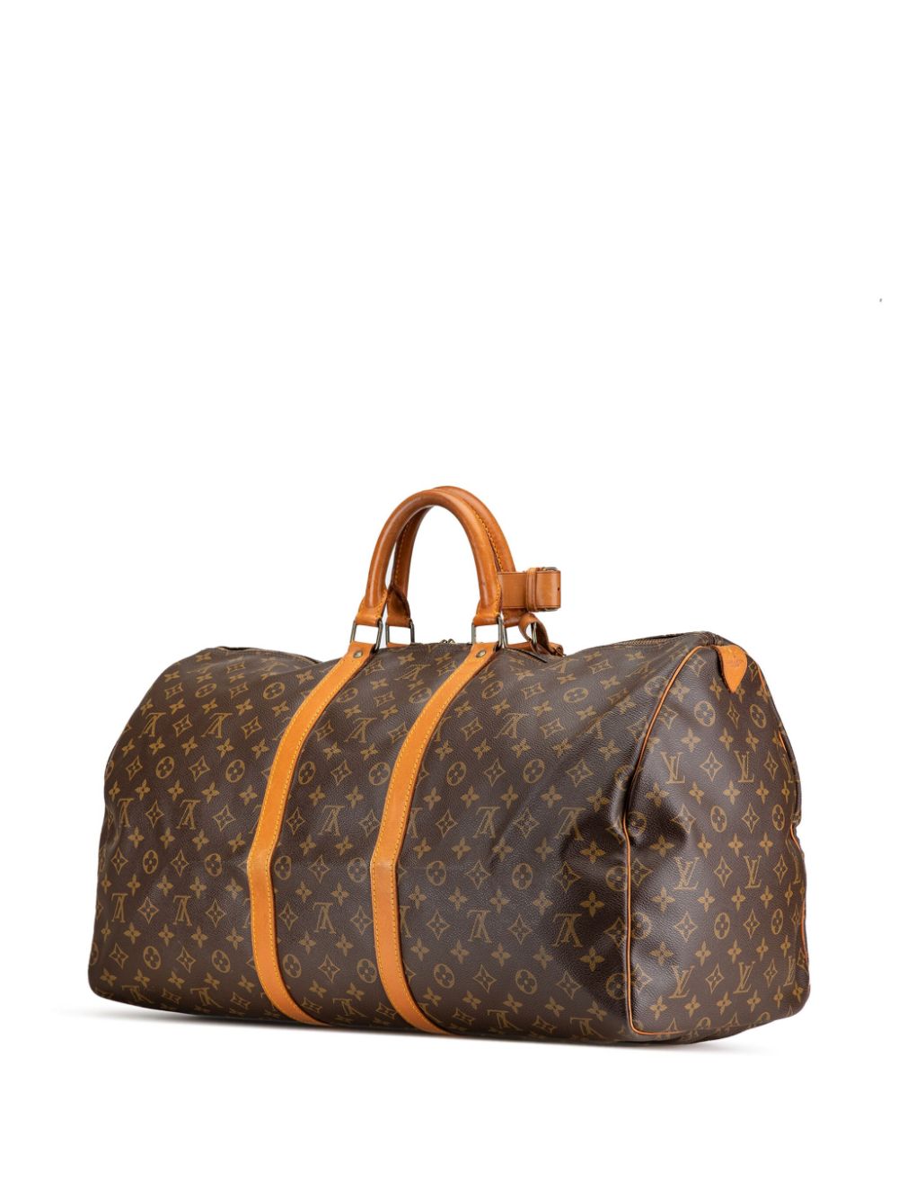 Louis Vuitton Pre-Owned 1980s Monogram Keepall 55 travel bag - Bruin