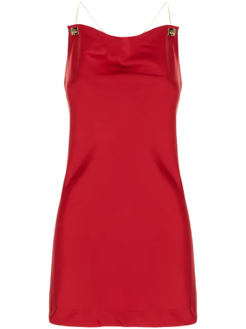 Danamé vestido corto con efecto satinado