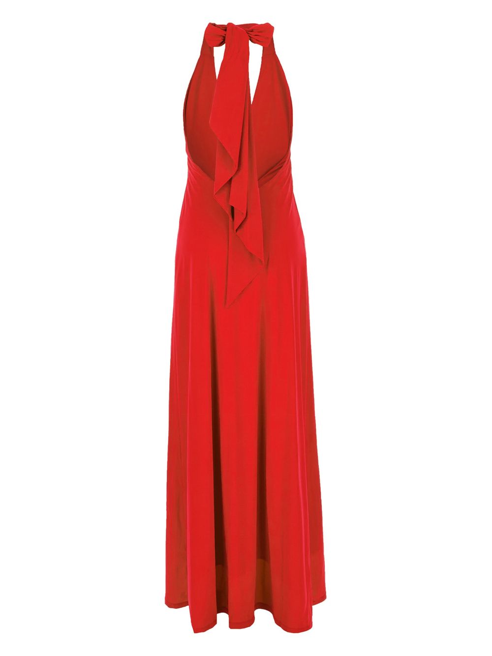 Danamé halterneck dress - Rood