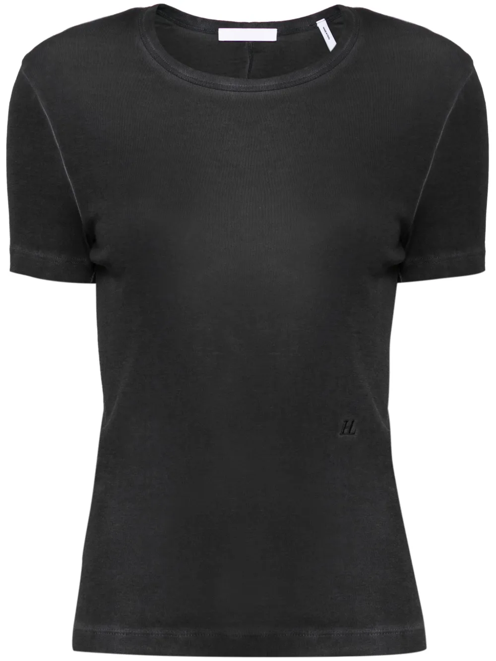 Helmut Lang Gekrompen T-shirt Zwart