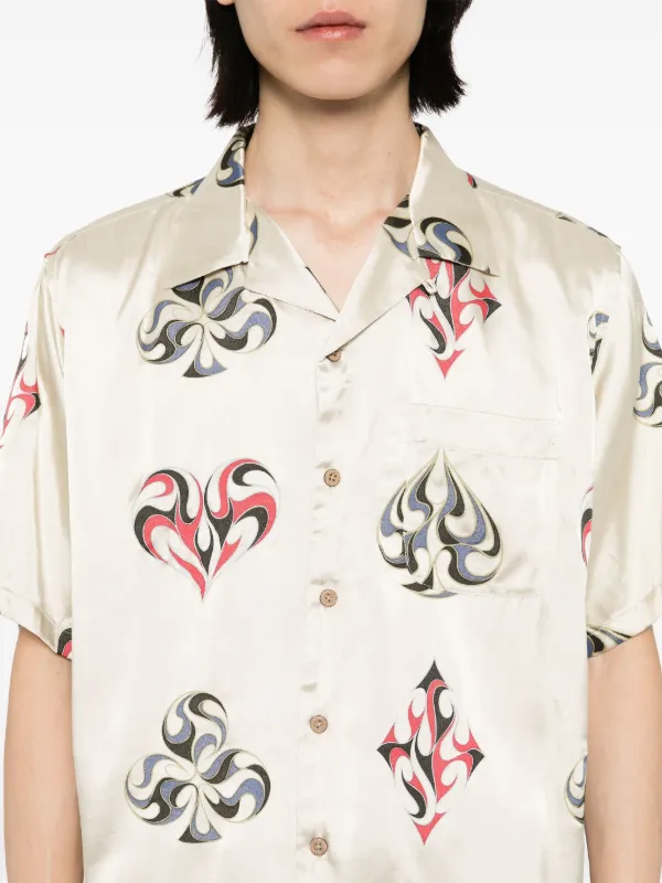 PEACE AND AFTER x Tetsuya Nakamura シャツ | ニュートラル | FARFETCH JP