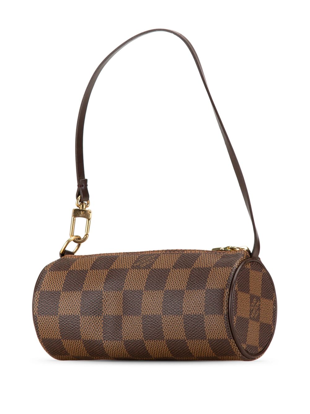 Louis Vuitton Pre-Owned 2000-2024 Damier Ebene Papillon Pochette handtas - Bruin