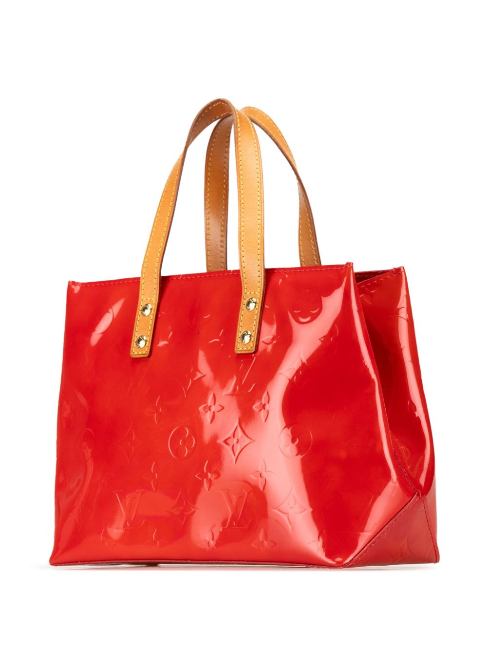 Louis Vuitton Pre-Owned 2002 Monogram Reade PM lakleren handtas - Rood