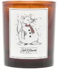 CAFÉ KITSUNÉ BARISTA FOX SNOWMAN candle - Brown