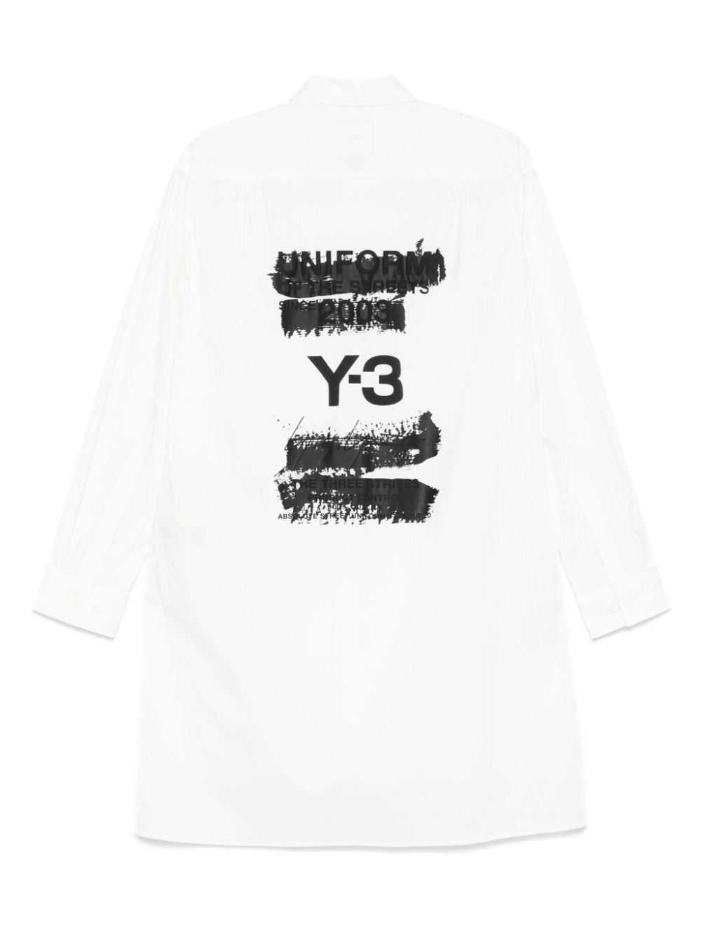 Y-3 Shirt met grafische print - Wit