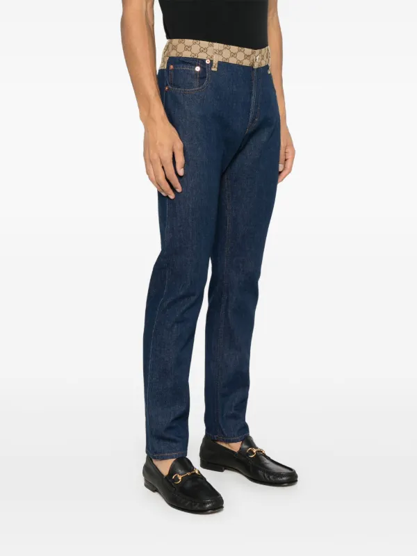 Gucci Tapered Jeans | Blue | FARFETCH RO