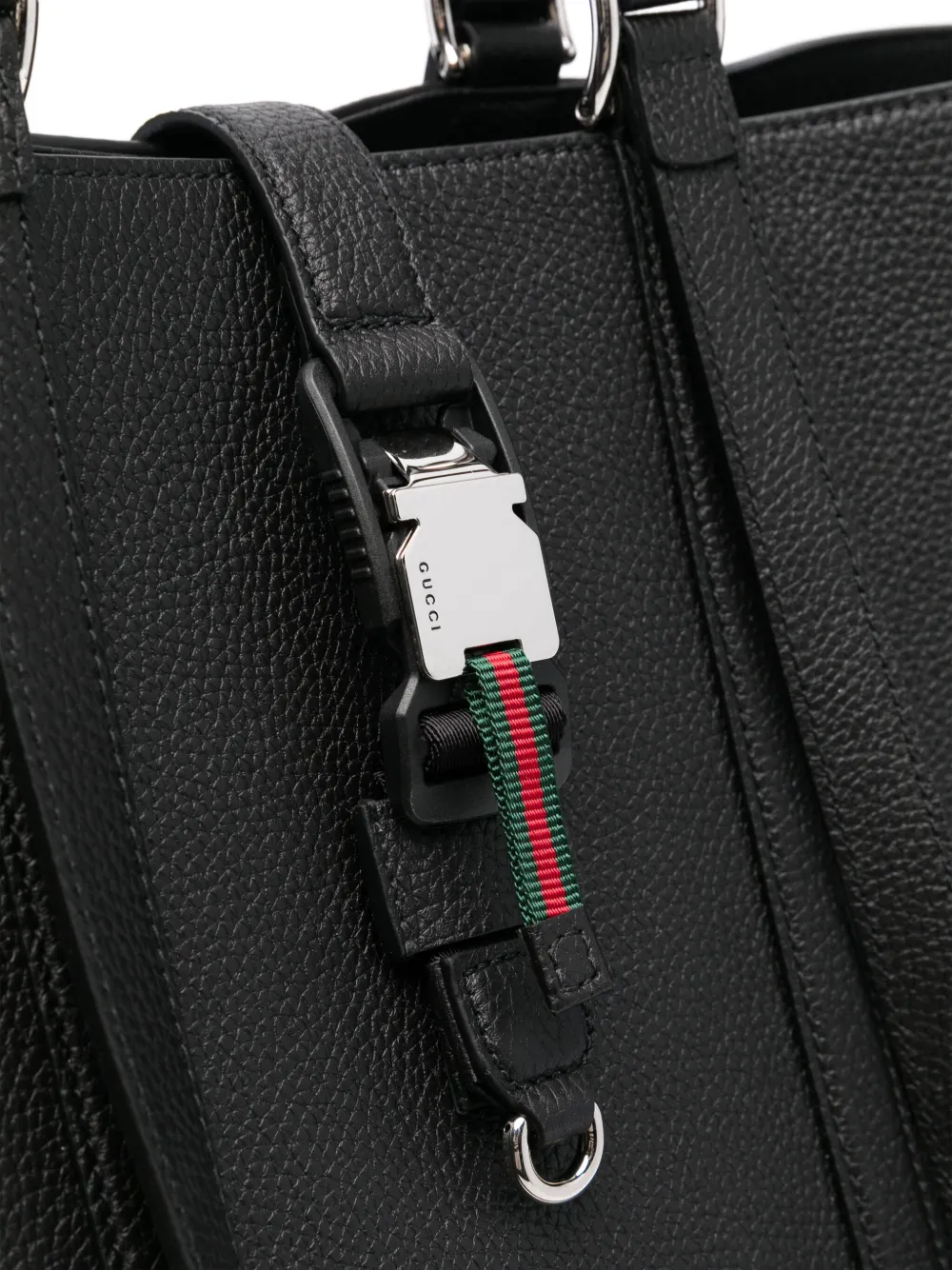 GUCCI LARGE WEB-TRIM TOTE BAG