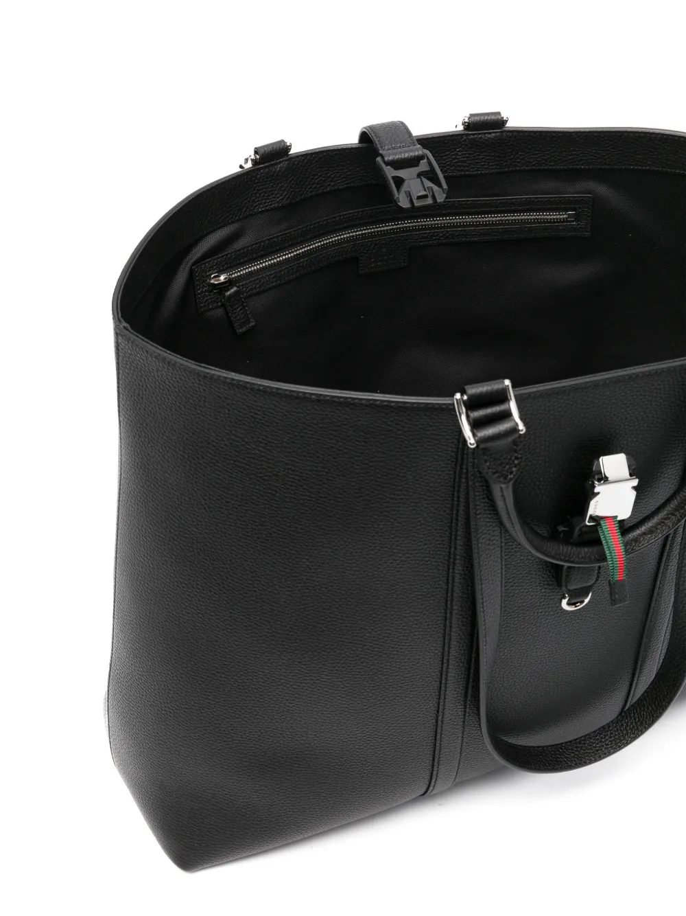 GUCCI LARGE WEB-TRIM TOTE BAG