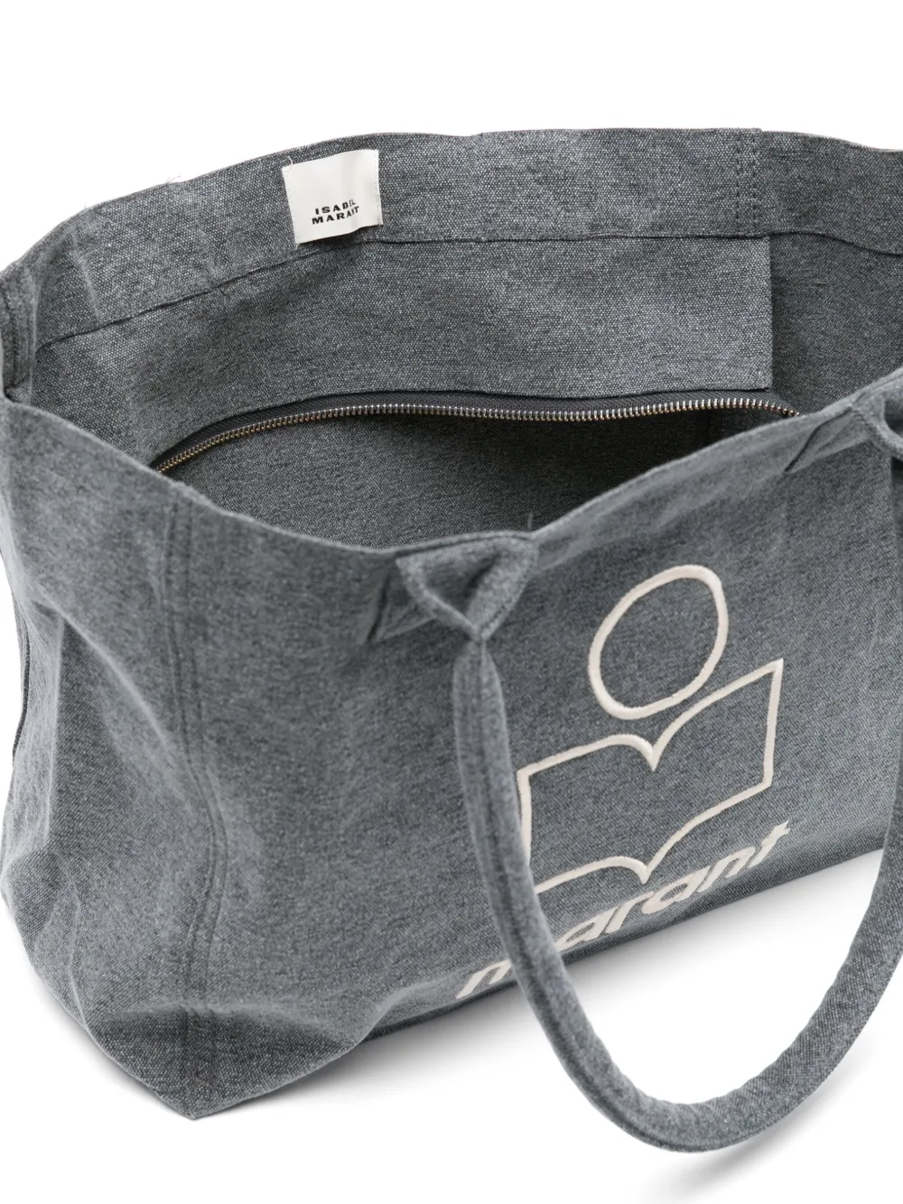 Shop Isabel Marant Yenky Tote Bag In Grey