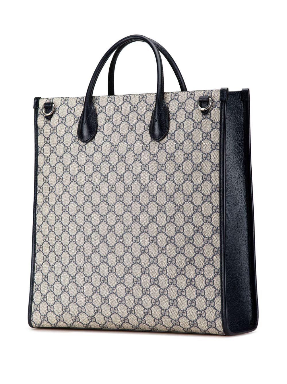 Gucci Pre-Owned 2016-2024 medium GG Supreme Interlocking G Tote boekentas - Bruin