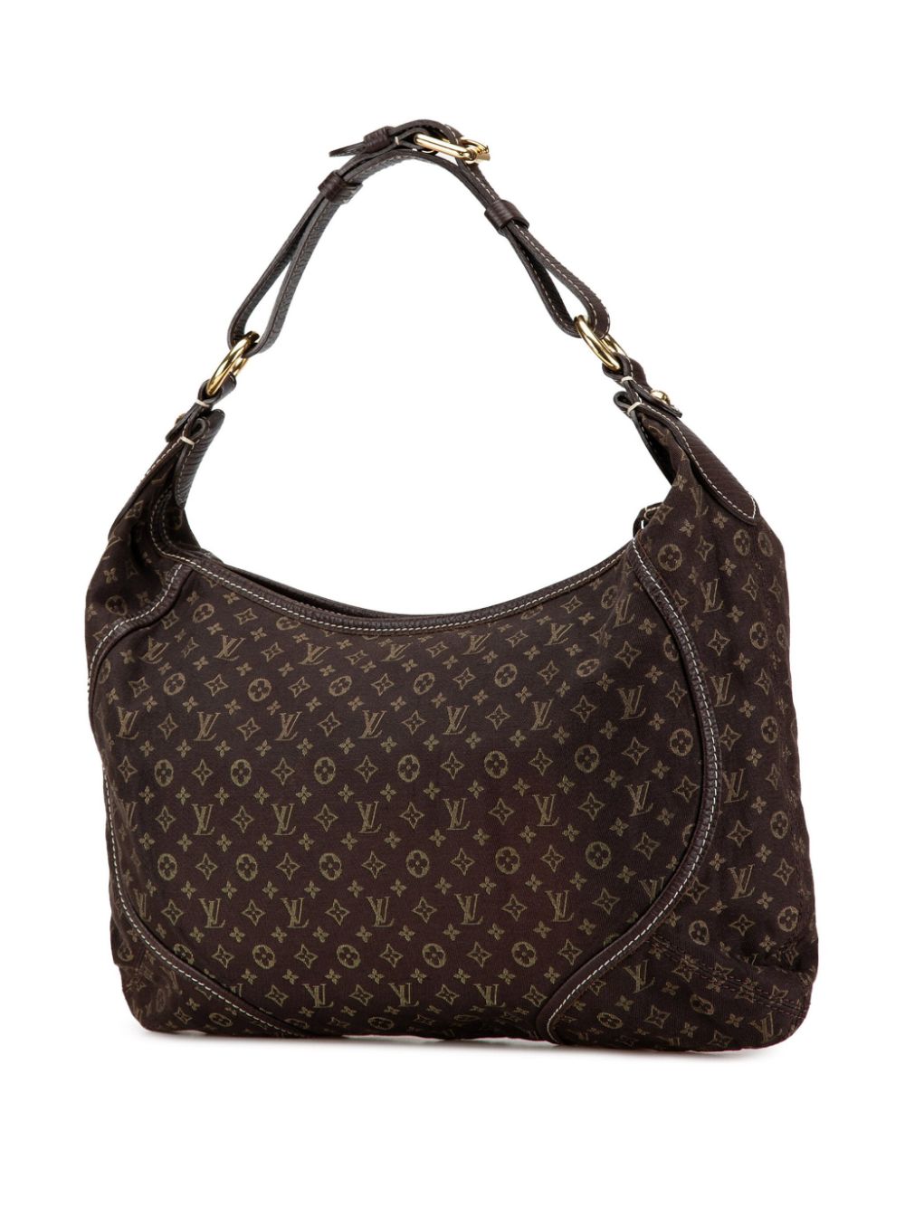 Louis Vuitton Pre-Owned 2008 Monogram Lin Manon MM schoudertas - Bruin