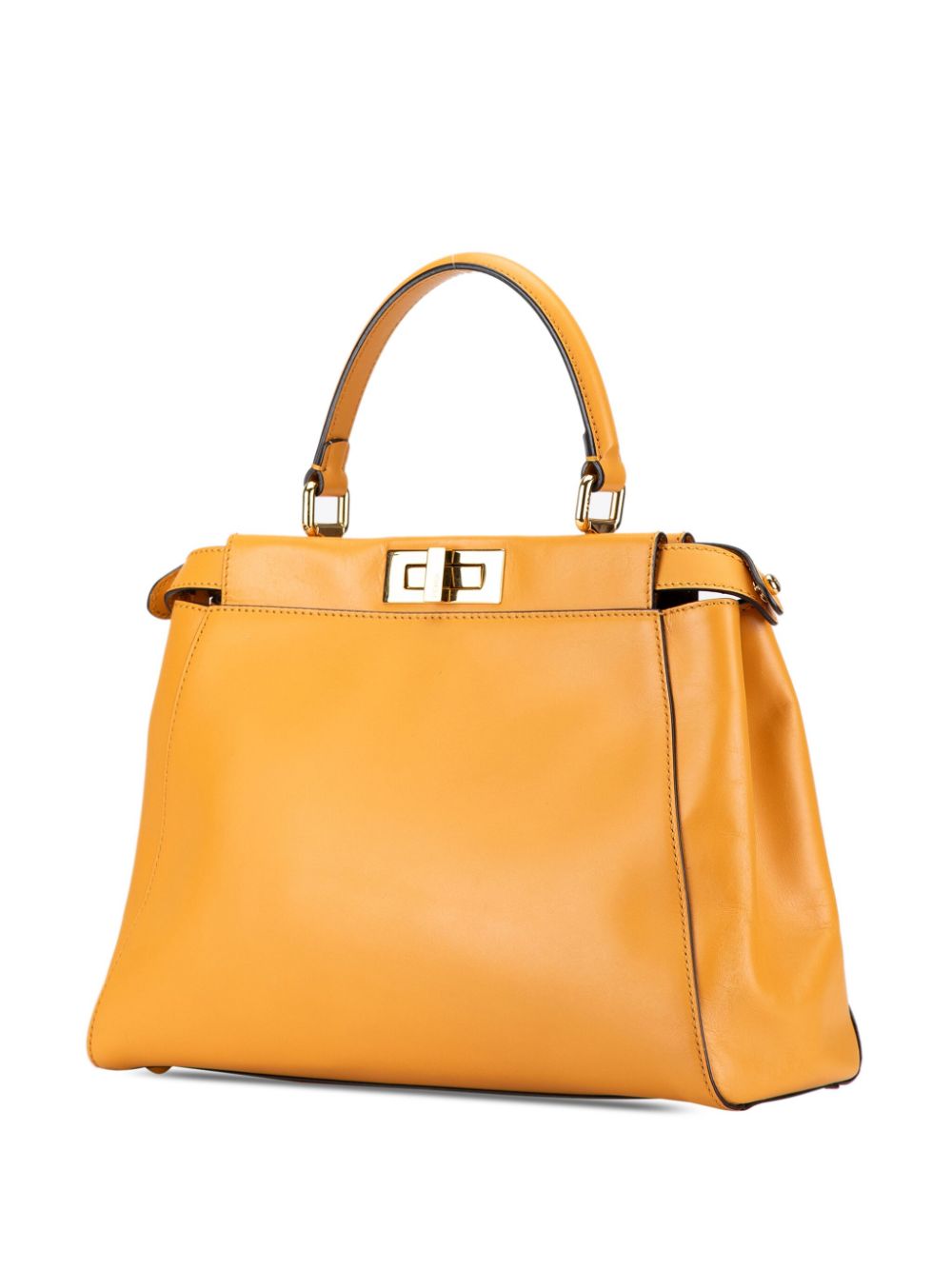 Fendi Pre-Owned 2000-2010 medium Peekaboo leren boekentas - Geel