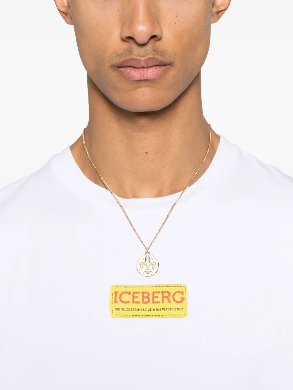 Iceberg T-shirt met logo Wit