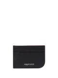 Alexander McQueen leather card holder - Black