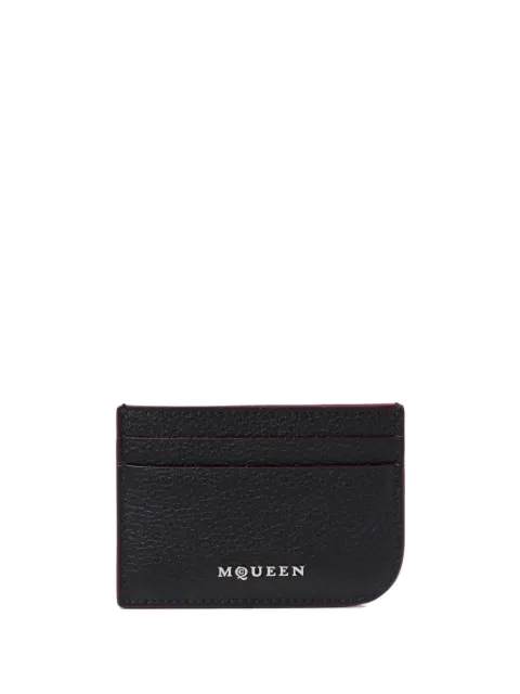 Alexander McQueen leather card holder