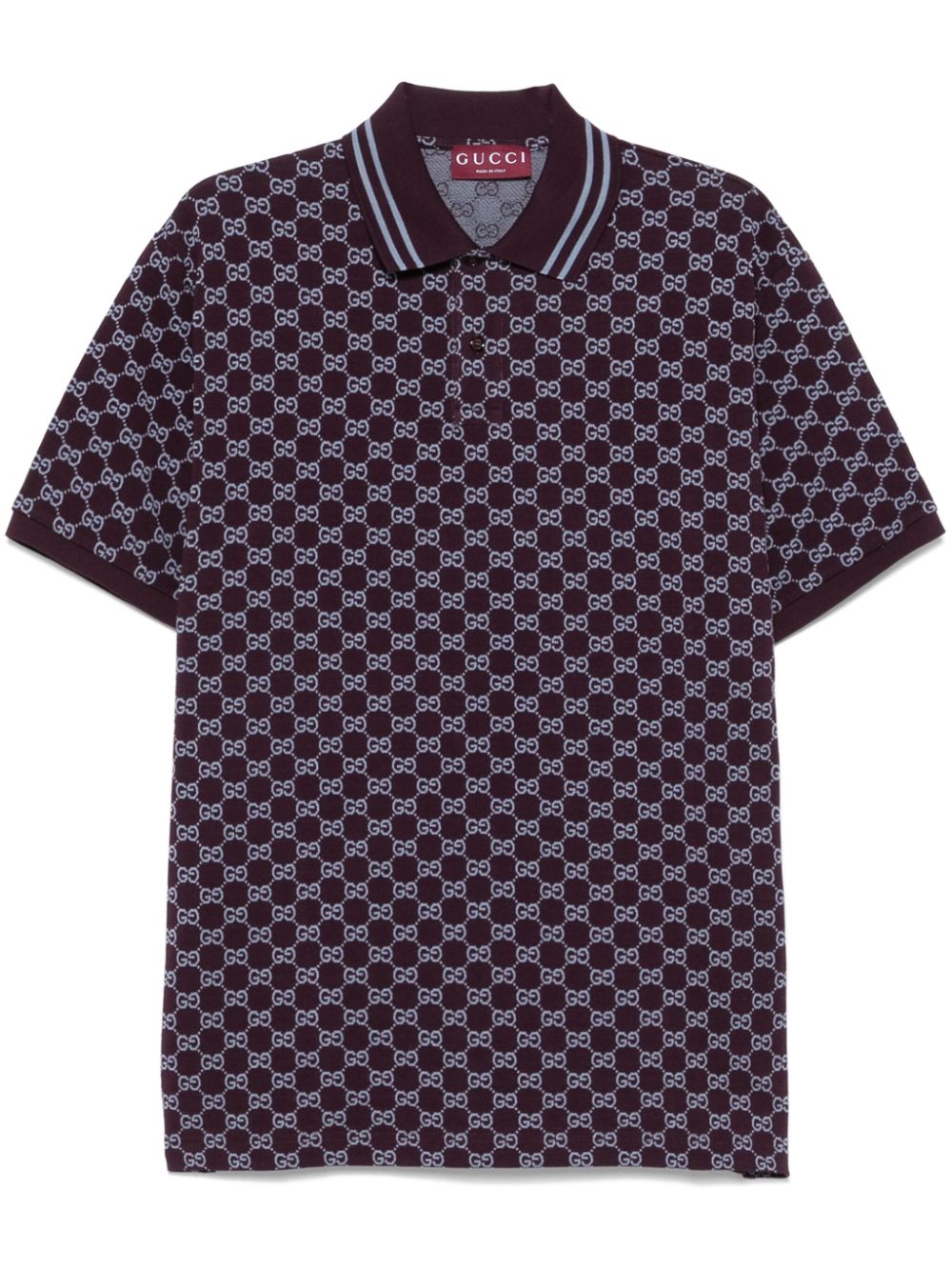 GG-jacquard piqué polo shirt