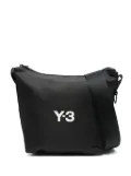 Y-3 x adidas logo-print messenger bag - Black